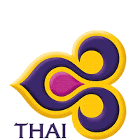 logo travel Sticker by Thaiairways