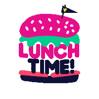 Lunch Time Sticker by Metronom Creative