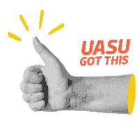 UAlbertaSU like thumbs up yellow motivation Sticker