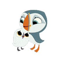 Sleepy Owl Sticker by Puffin Rock