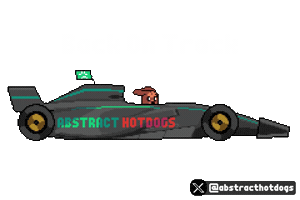 Im Back Grand Prix Sticker by HotDogs