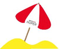 Summer Beach Sticker by Werbeagentur Hueper