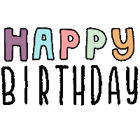 Happy Birthday Party Sticker