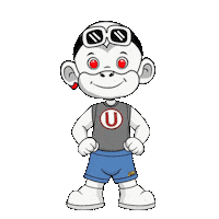 La U Crema Sticker by Zhot Shop