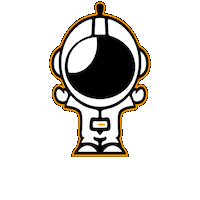 Bounce Astronaut Sticker by Big Air Trampoline Park