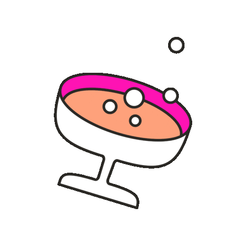 maevechocolate rose champagne bubbly maeve Sticker