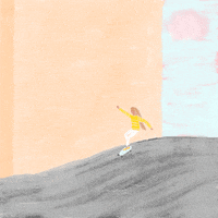 teenage kicks pink GIF by Lea Linin