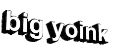 text big yoink Sticker