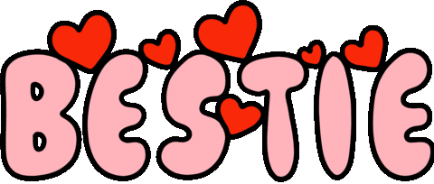 Friend Bff Sticker by Poppy Deyes