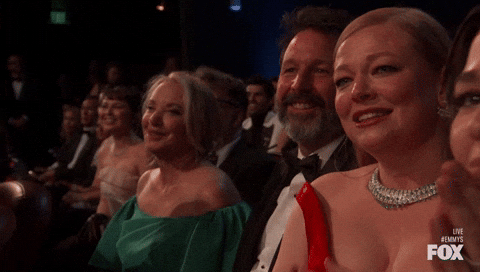 Sarah Snook Listening GIF by Emmys