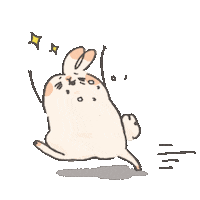 Happy Run Sticker by scrubby