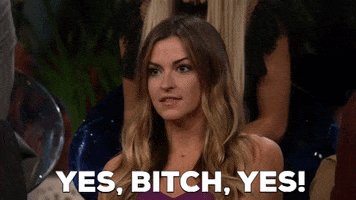 You Go Yes GIF by Bachelor in Paradise