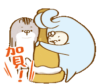 Cat Rabbit Sticker