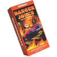 Burnout Orange Hair Sticker by Danger Jones™
