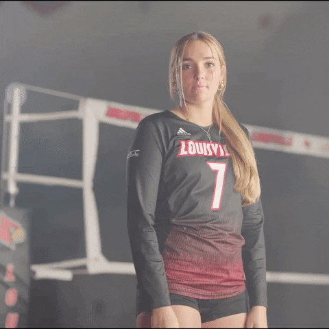Volleyball GIF by Louisville Cardinals