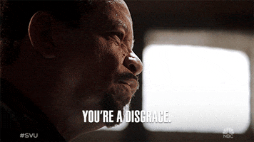 Youre A Disgrace GIF by SVU
