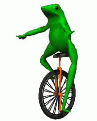 Frog Meme Dat Boi GIF
