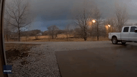Iowa Man Films Tornado Hitting Home From Safe House