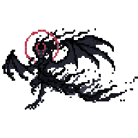Kentagrem pixel pixelart demon sprite Sticker