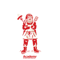 academyso christmas holiday santa cooking Sticker