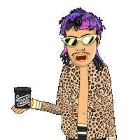 Colors Glasses Sticker by Mullet Dragon