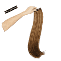 long hair brunette Sticker by Laced Hair