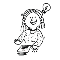 Querido_Dinero happy yes excited drawing Sticker