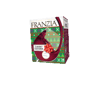 Cabernet Sauvignon Christmas Sticker by Franzia Wines