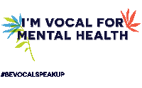 Speak Up Mental Health Sticker by Be Vocal: Speak Up for Mental Health