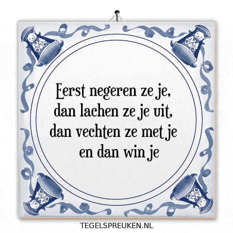 Wijsheid Trots GIF by Tegelspreuken.nl