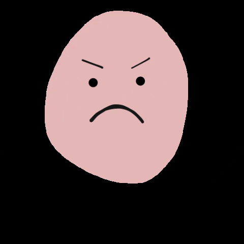 eggtaurus giphygifmaker pink angry mad GIF