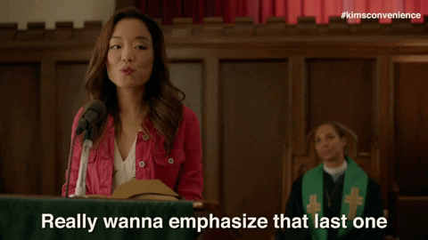 Emphasize Love Is Kind GIF by Kim's Convenience