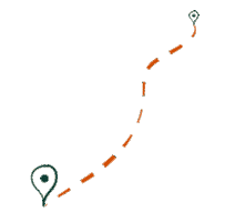 Maps Trekking Sticker by francescagaragnani