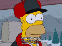 driving homer simpson GIF