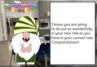 Congratulations Gnome GIF