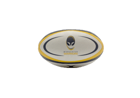 Rugby Ball Sticker by Worcester Warriors