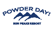 sunpeakstourism sun day powder resort Sticker