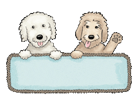 Pancakeandwaffles goldendoodle dog collar boat dog pancake and waffles Sticker