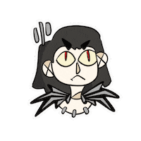 shturmik black mad annoyed annoying Sticker