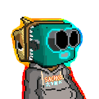 Pixel Glow Sticker