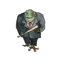 Frog Artemis Sticker