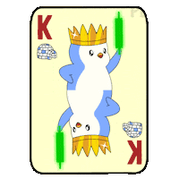 Penguin King Sticker by Pudgy Penguins