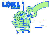 Shopping Shop Sticker by LOKL Hamburg