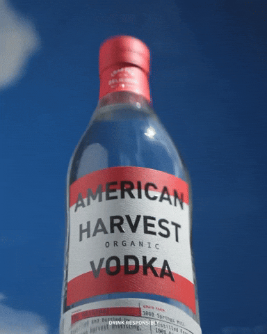Vodka Martini Water GIF by American Harvest Vodka