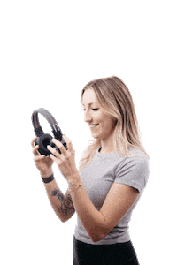 Happy Party Girl Sticker by Silent Disco Stuttgart