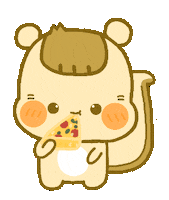 Hungry Pizza Sticker