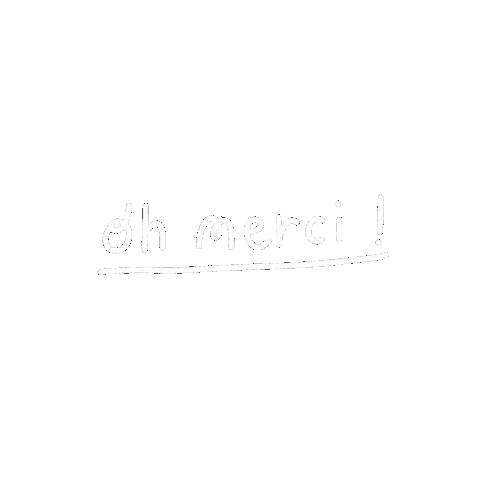 Happy Merci Beaucoup Sticker