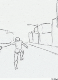 Running Away Animation Studio GIF by Alex Boya