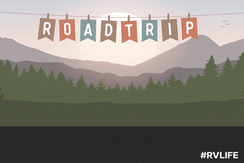 Camping Road Trip GIF by RV LIFE Pro