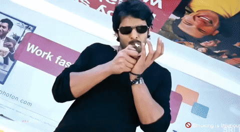 Rebel_star giphycreatortest rebel prabhas prabhas gifs GIF